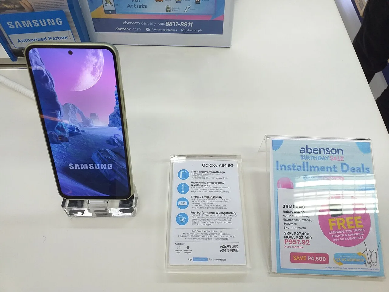 Samsung Galaxy A54 128 GB, 8 meses de uso, con caja · foto 2